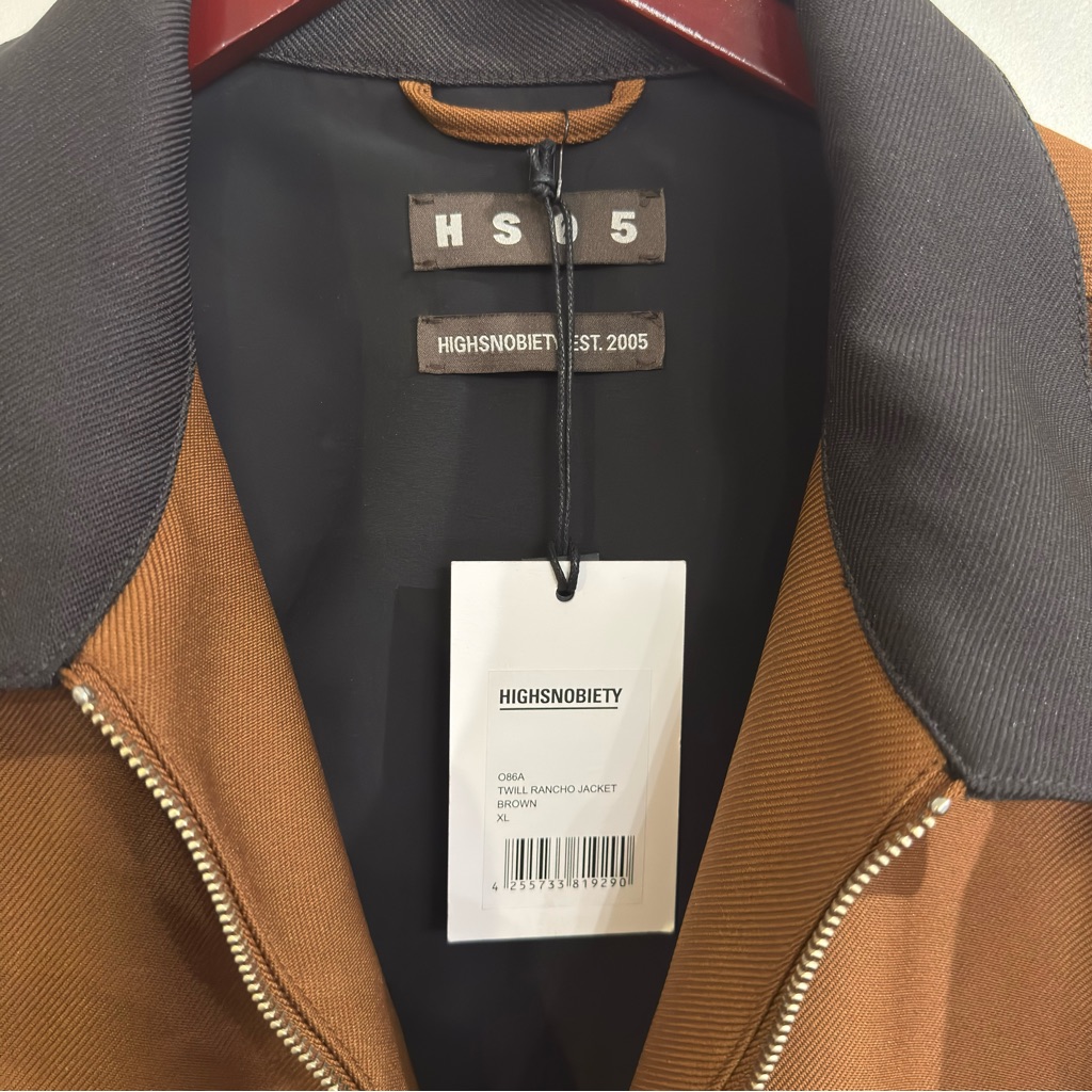 Highsnobiety Twill Rancho Jacket In Brown — image 6 of 8